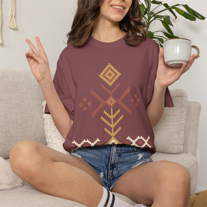 Sacred Roots Geometry, Ancient Symbols T-Shirt, Heavyweight
