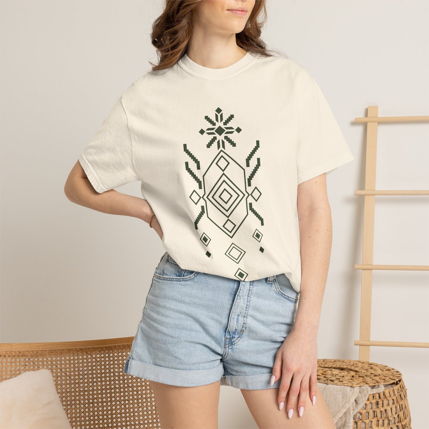 Ancestral Crown, Ancient Symbols T-Shirt, Heavyweight