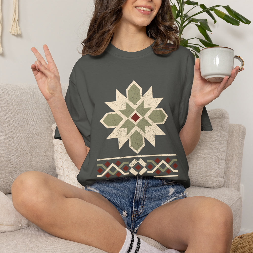 Pattern of Light, Ancient Symbols T-Shirt, Heavyweight