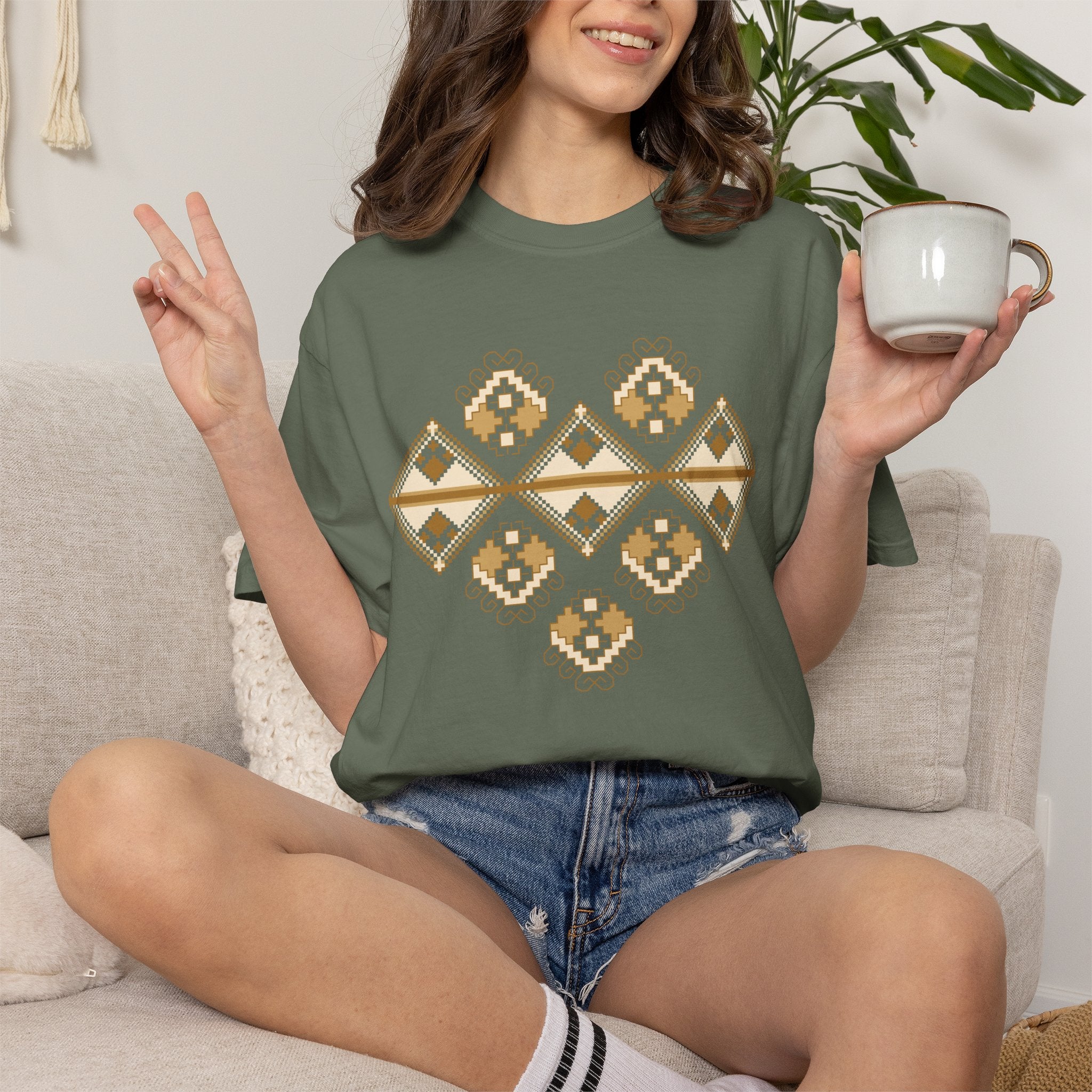 Elemental Geometry, Ancient Symbols T-Shirt, Heavyweight
