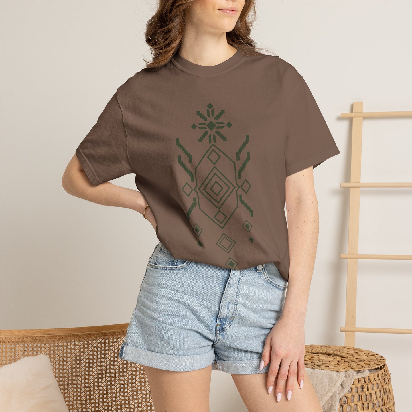 Ancestral Crown, Ancient Symbols T-Shirt, Heavyweight