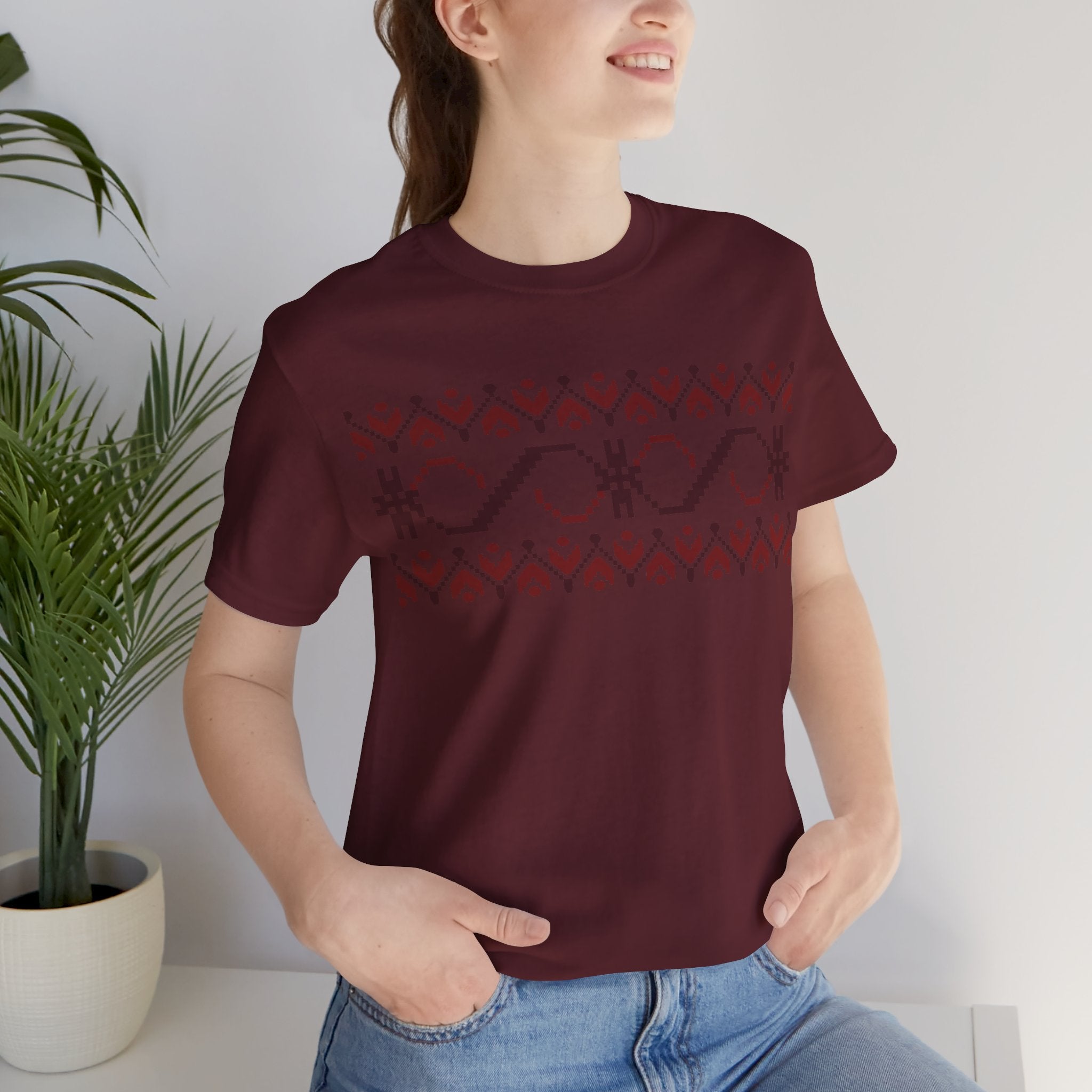 Woven Tradition, Ancient Symbols T-Shirt, Lightweight