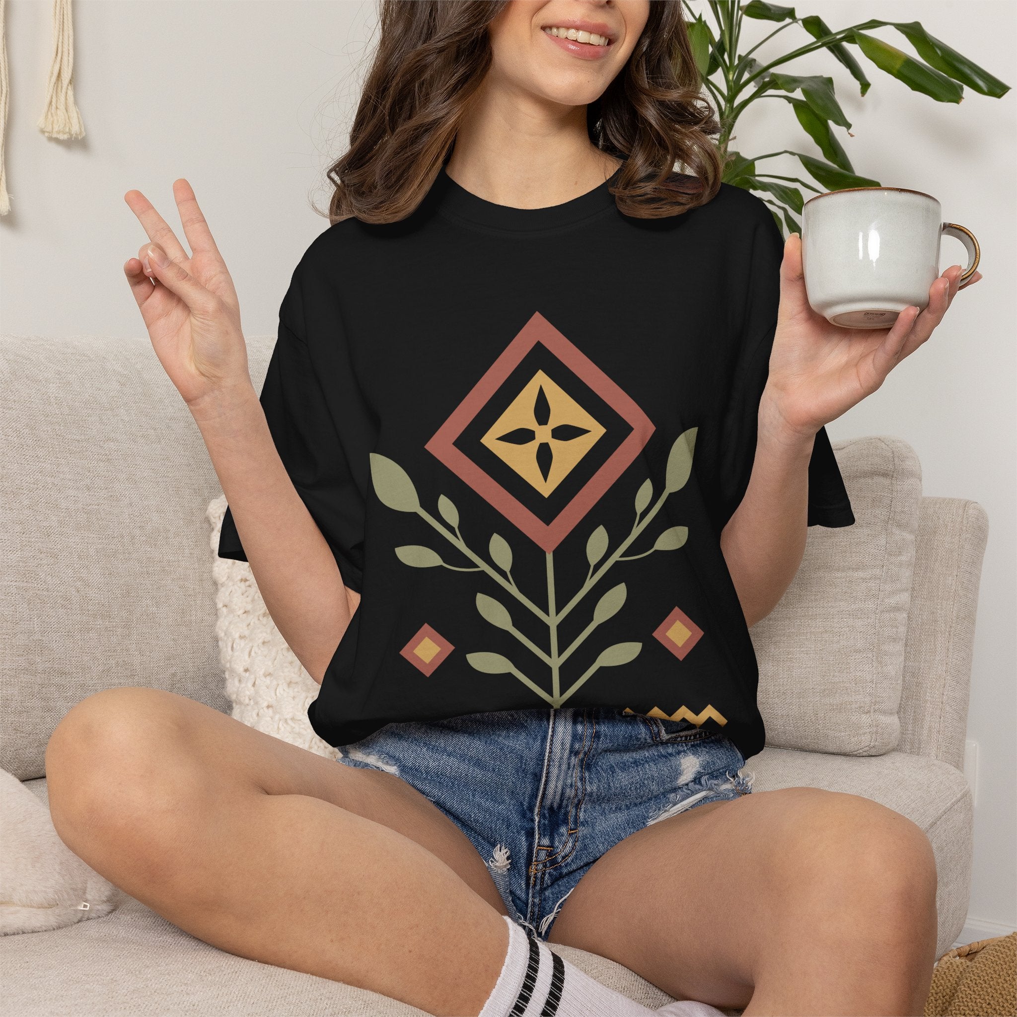 Energy of the Earth, Ancient Symbols T-Shirt, Heavyweight