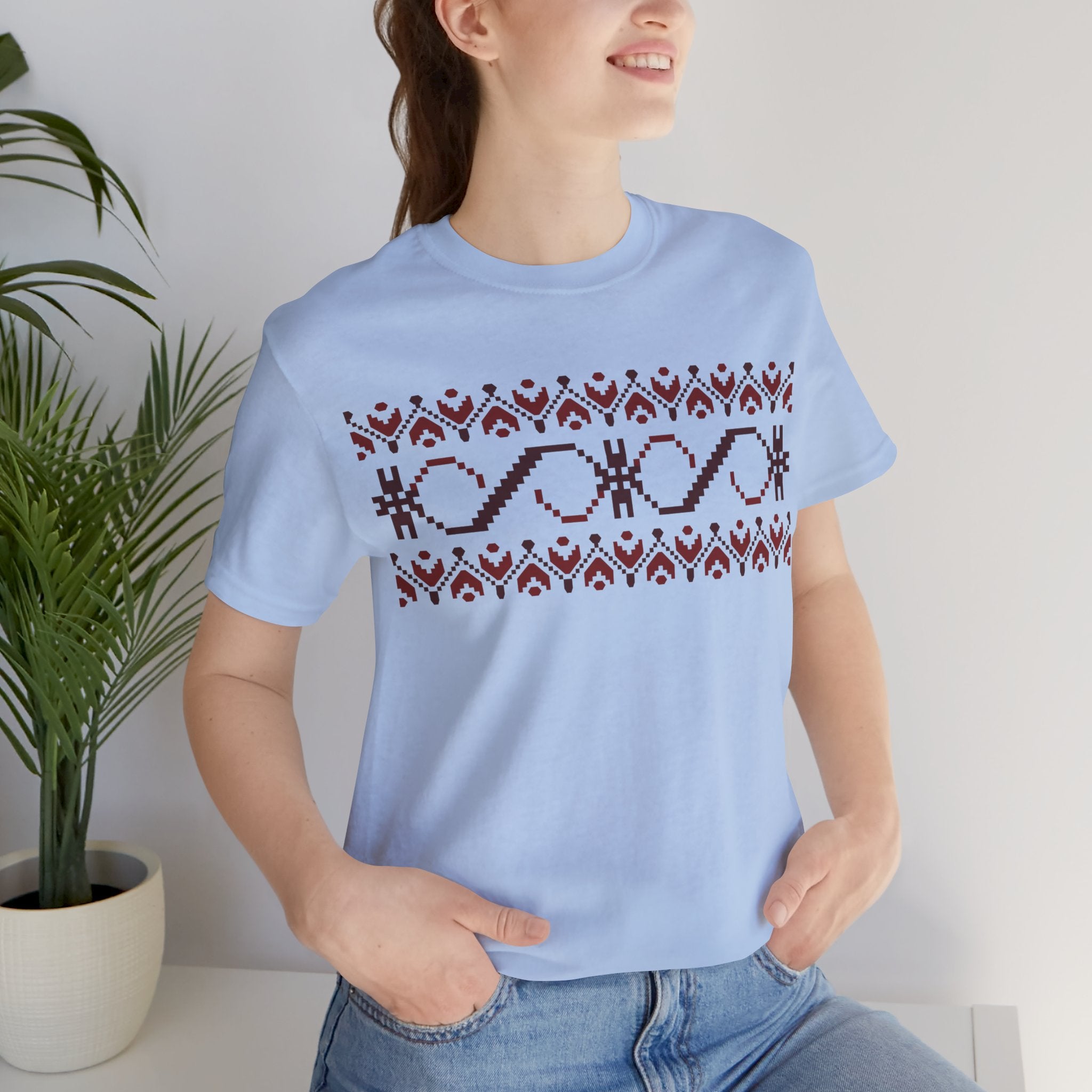 Woven Tradition, Ancient Symbols T-Shirt, Lightweight