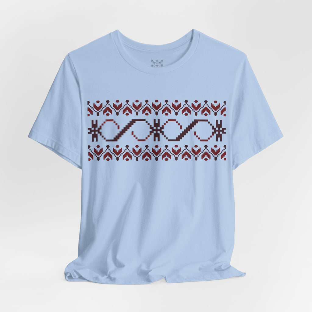 Woven Tradition, Ancient Symbols T-Shirt, Lightweight
