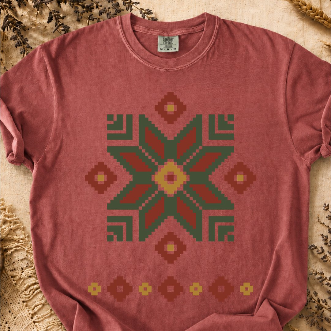 Ancestral Wreath, Ancient Symbols T-Shirt, Heavyweight