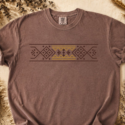 Ancient Geometry Motif, Ancient Symbols T-Shirt, Heavyweight