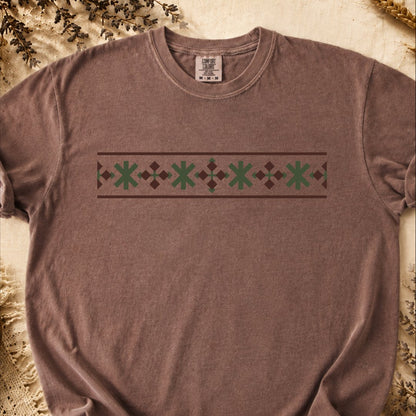 Centered Heritage Motif, Ancient Symbols T-Shirt, Heavyweight