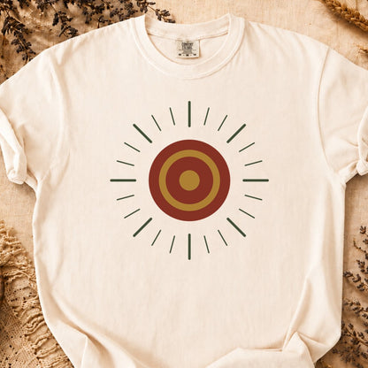 Circle of Light, Ancient Symbols T-Shirt, Heavyweight
