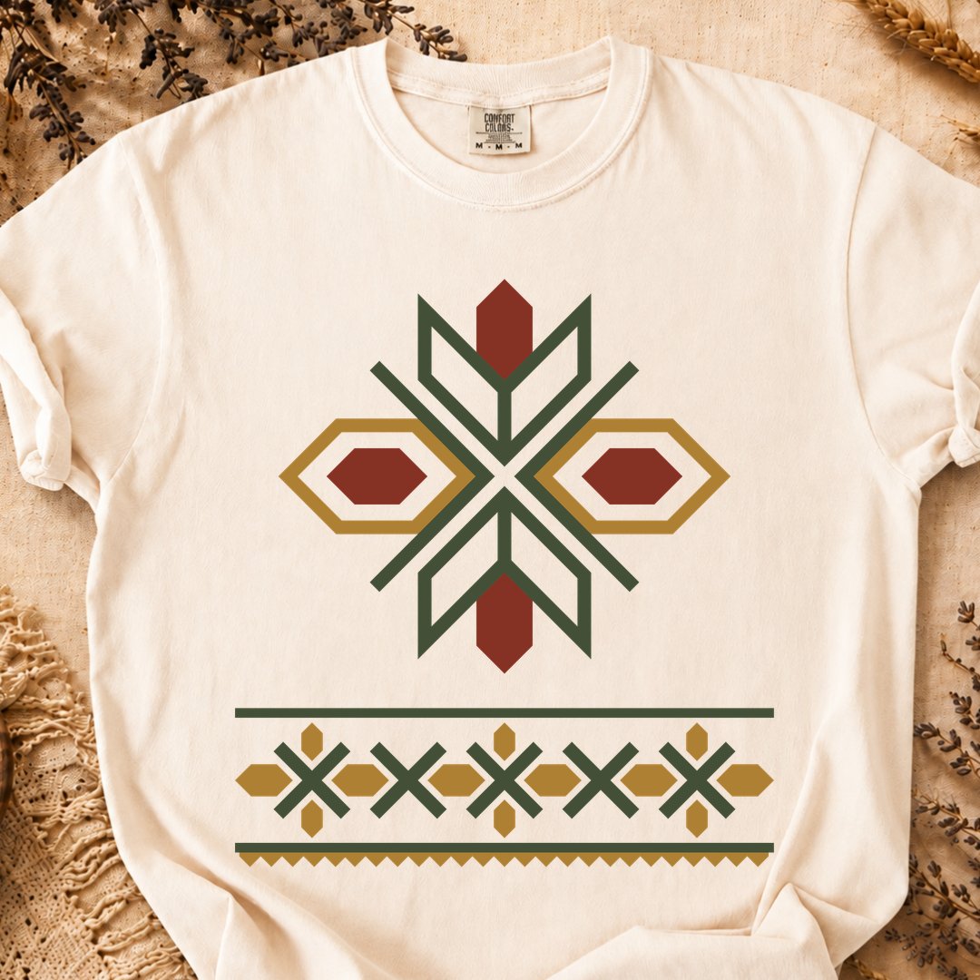 Ember Winter Crest, Ancient Symbols T-Shirt, Heavyweight