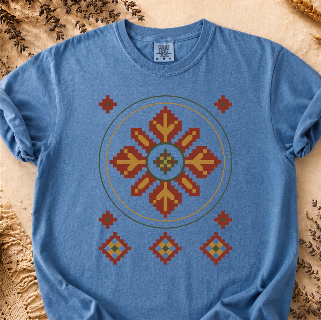 Flower of Life, Ancient Symbols T-Shirt, Heavyweight