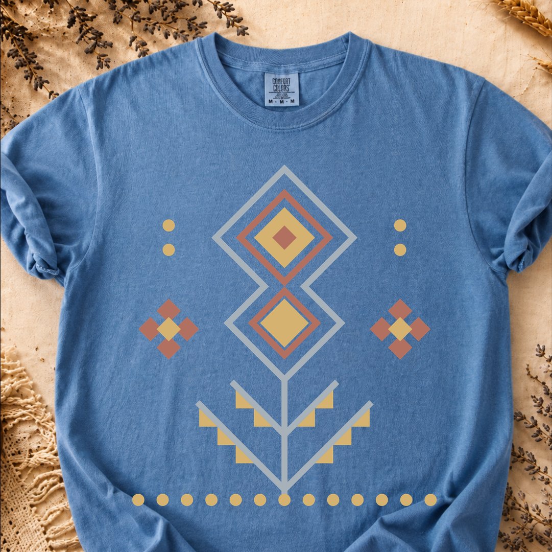 Geometric Continuity, Ancient Symbols T-Shirt, Heavyweight