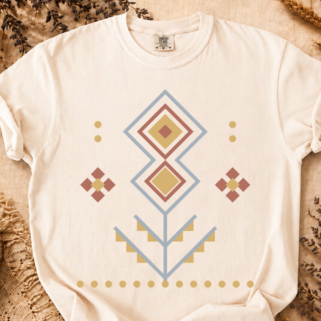 Geometric Continuity, Ancient Symbols T-Shirt, Heavyweight
