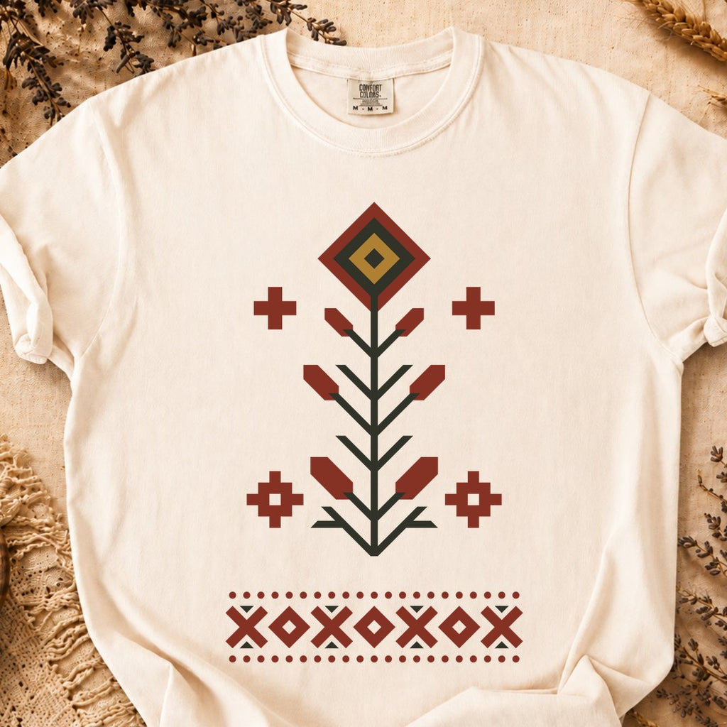 Geometry of Spring, Ancient Symbols T-Shirt, Heavyweight