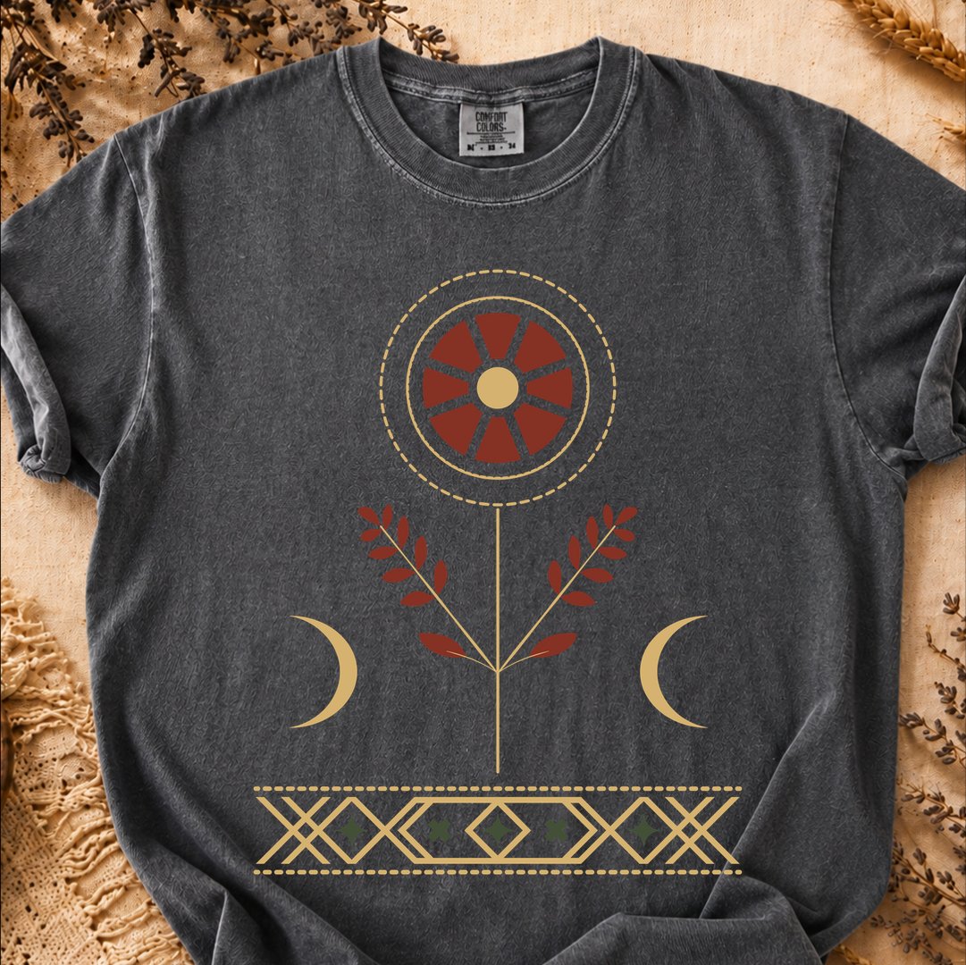 Golden Symmetry, Ancient Symbols T-Shirt, Heavyweight