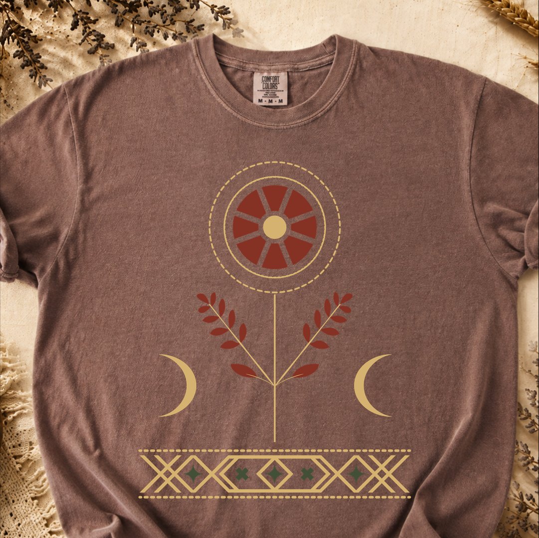 Golden Symmetry, Ancient Symbols T-Shirt, Heavyweight