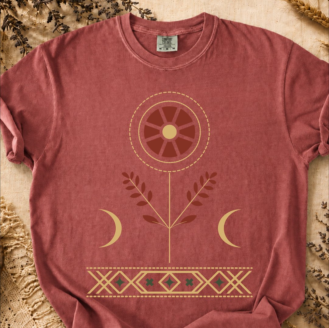Golden Symmetry, Ancient Symbols T-Shirt, Heavyweight