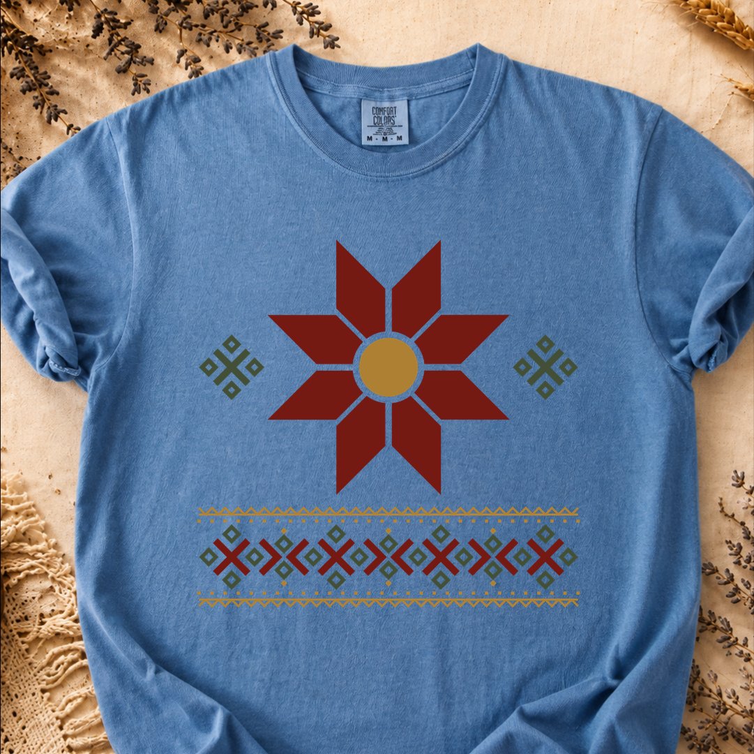 Guided by Light, Ancient Symbols T-Shirt, Heavyweight