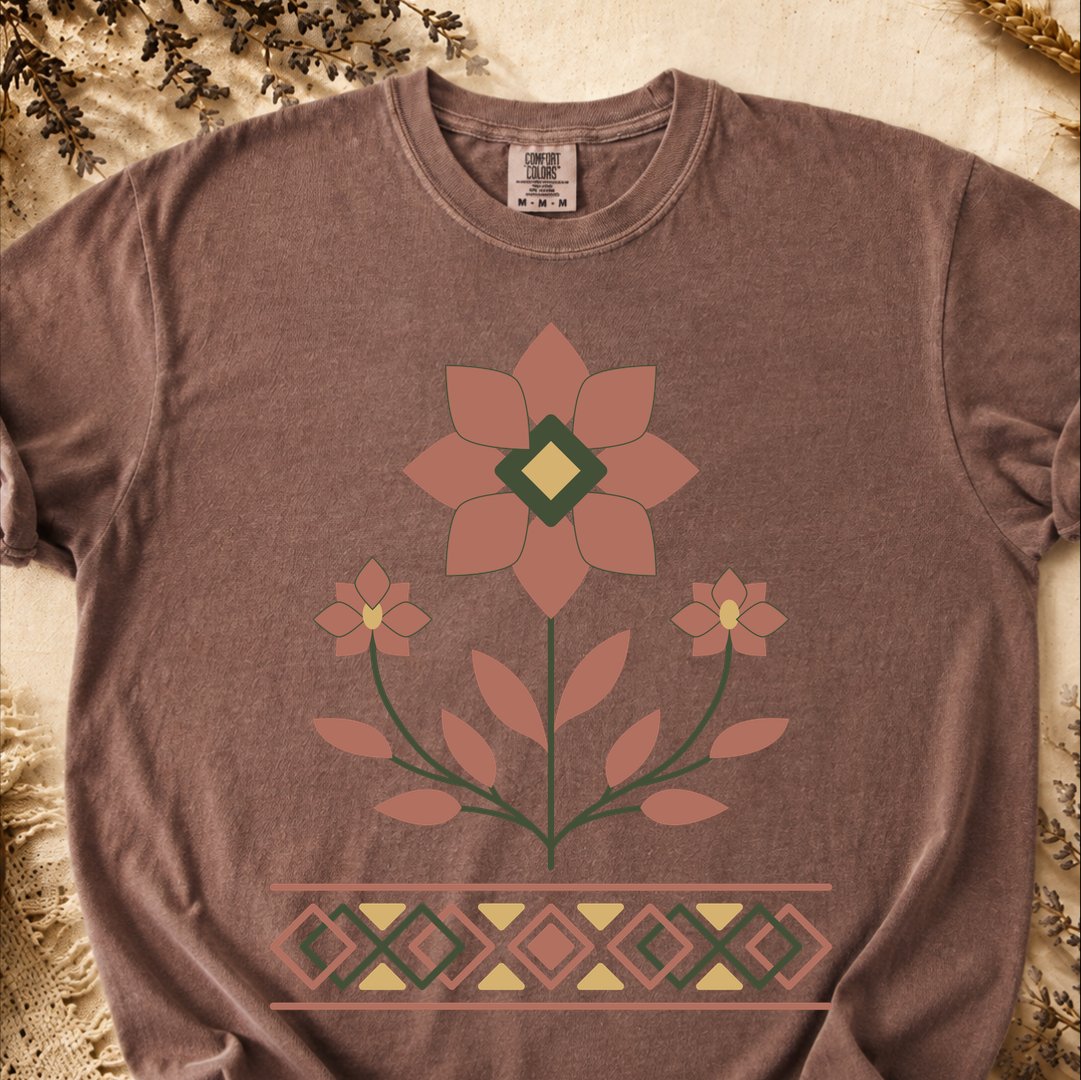 Heritage Bloom, Ancient Symbols T-Shirt, Heavyweight