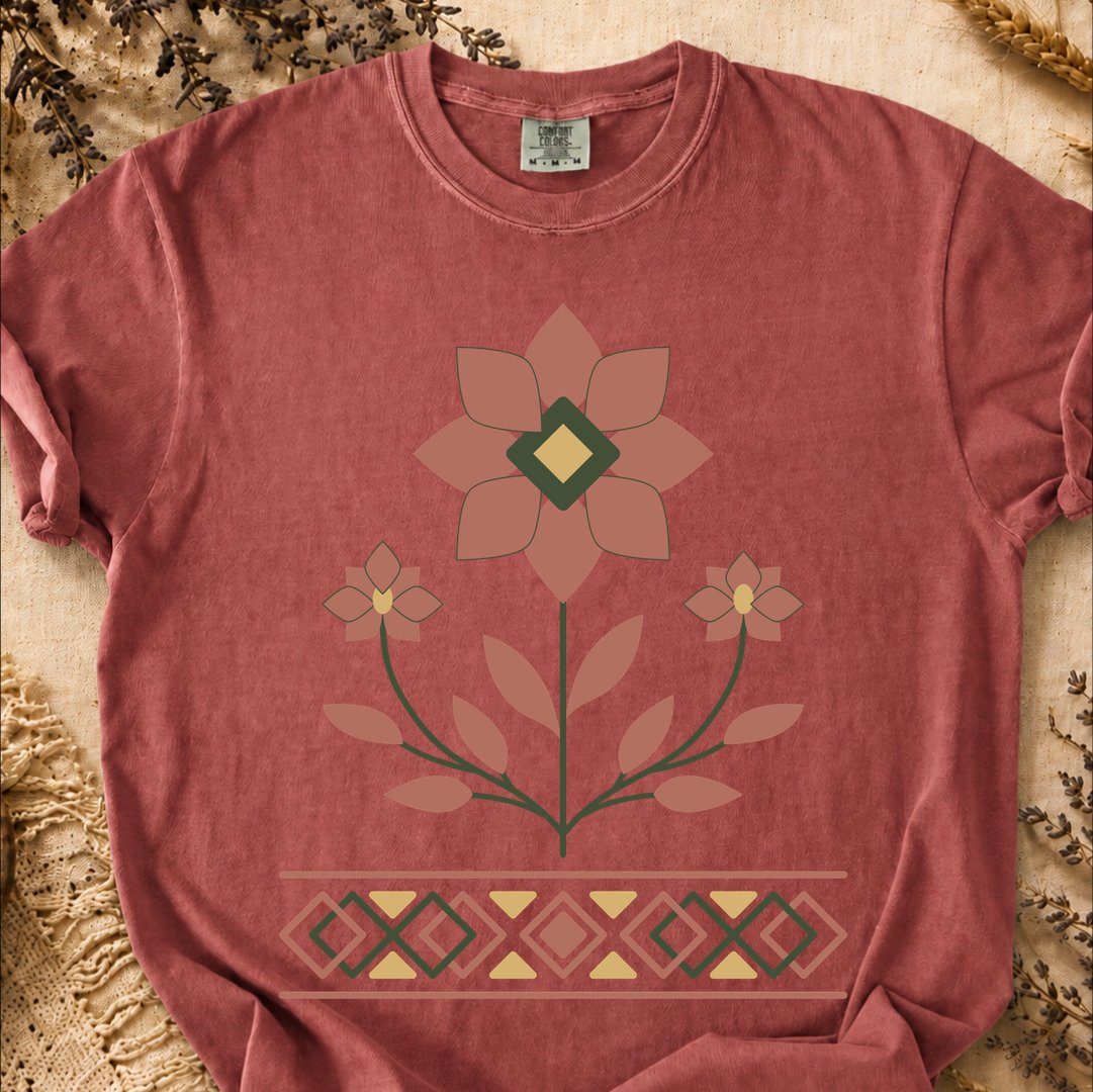 Heritage Bloom, Ancient Symbols T-Shirt, Heavyweight