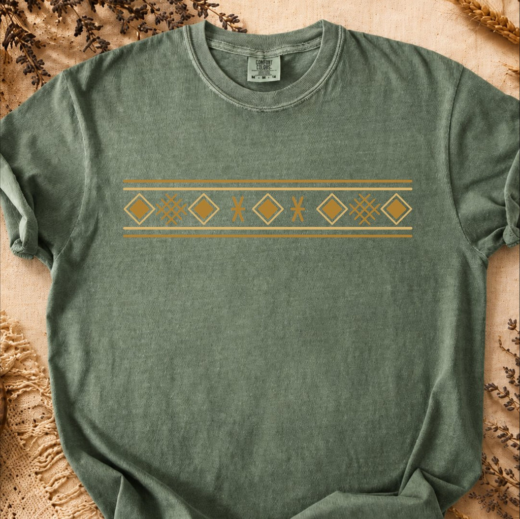 Lines of the Past, Ancient Symbols T-Shirt, Heavyweight