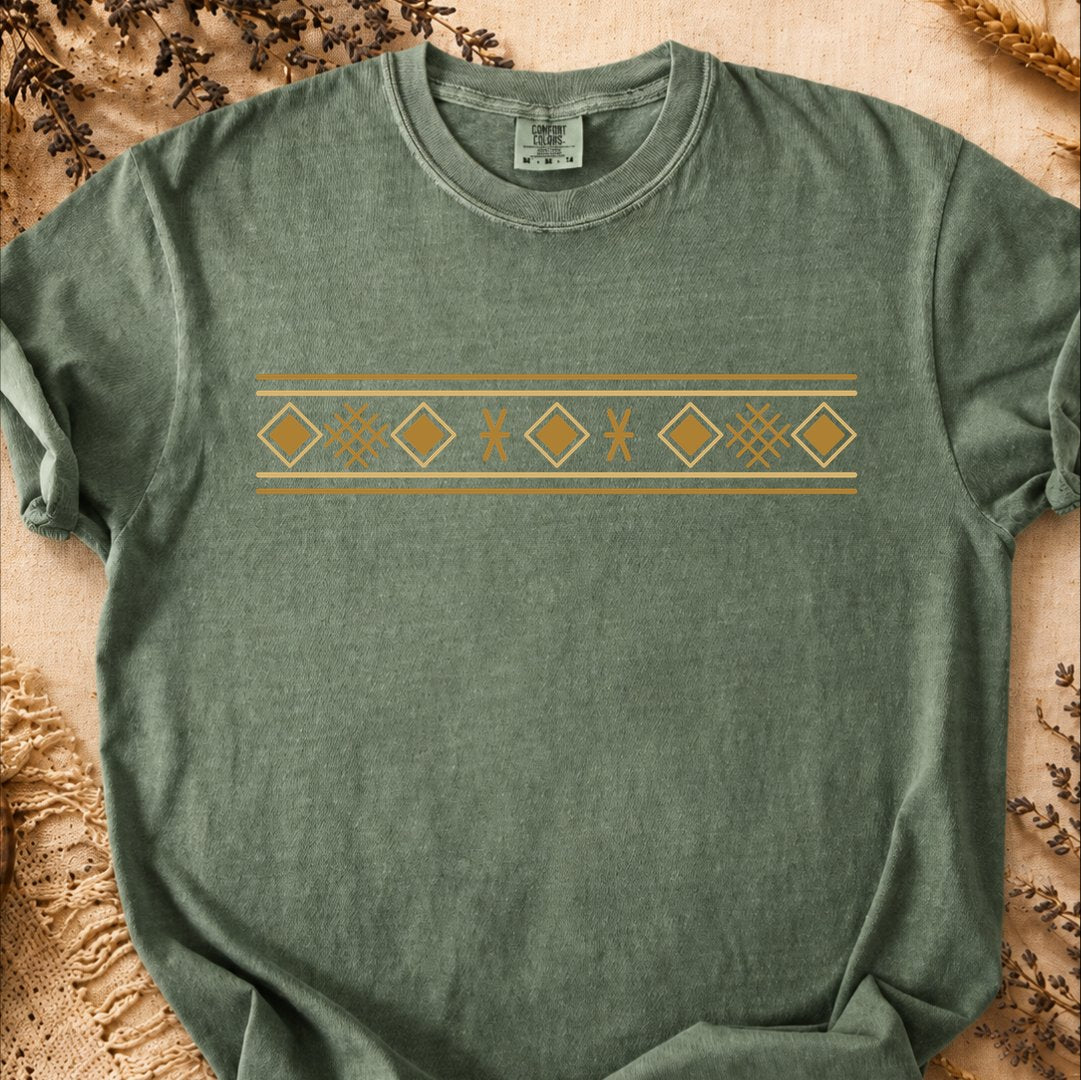 Lines of the Past, Ancient Symbols T-Shirt, Heavyweight