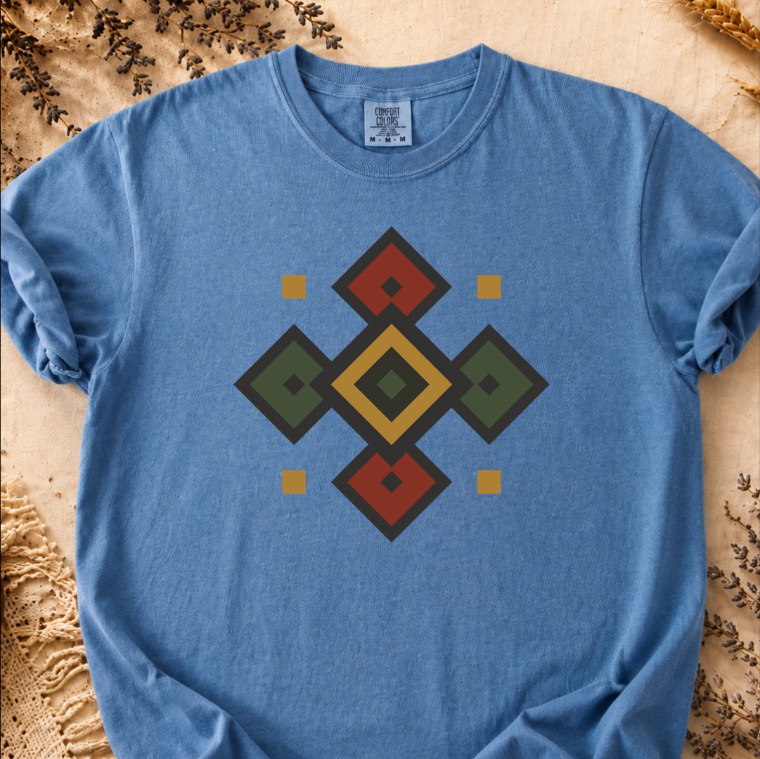 Origins Pattern, Ancient Symbols T-Shirt, Heavyweight