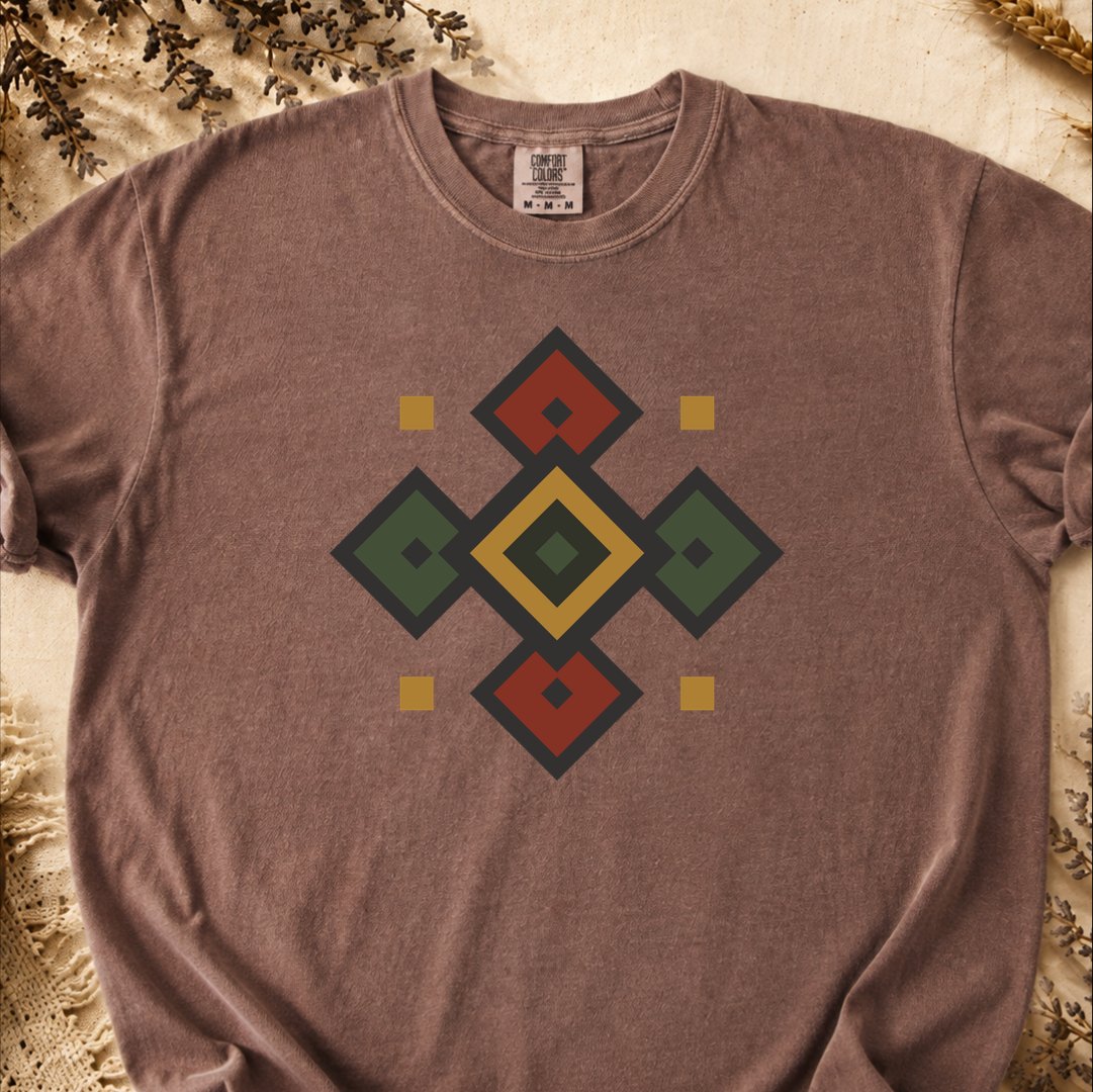 Origins Pattern, Ancient Symbols T-Shirt, Heavyweight