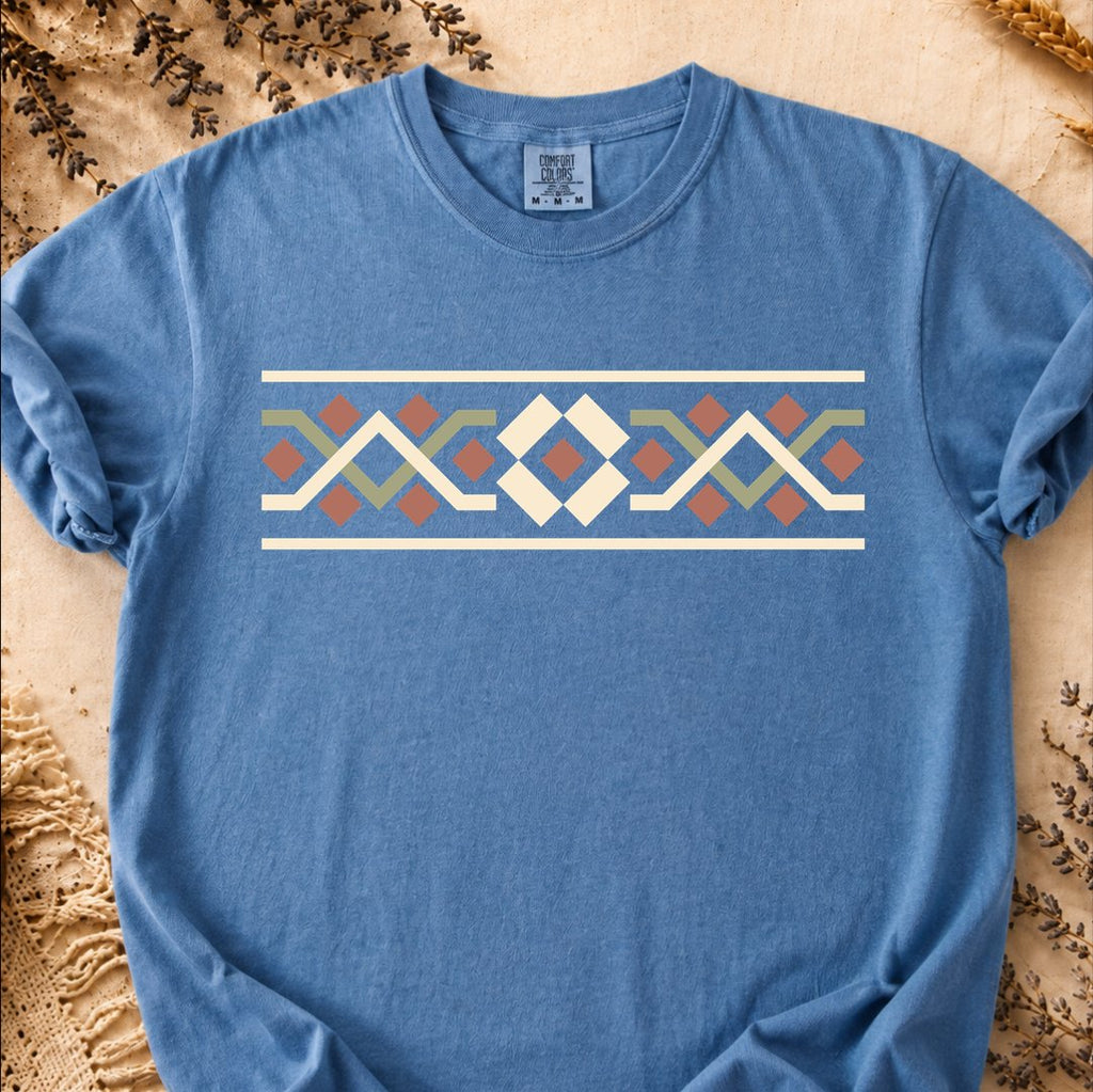 Path of Light Motif, Ancient Symbols T-Shirt, Heavyweight