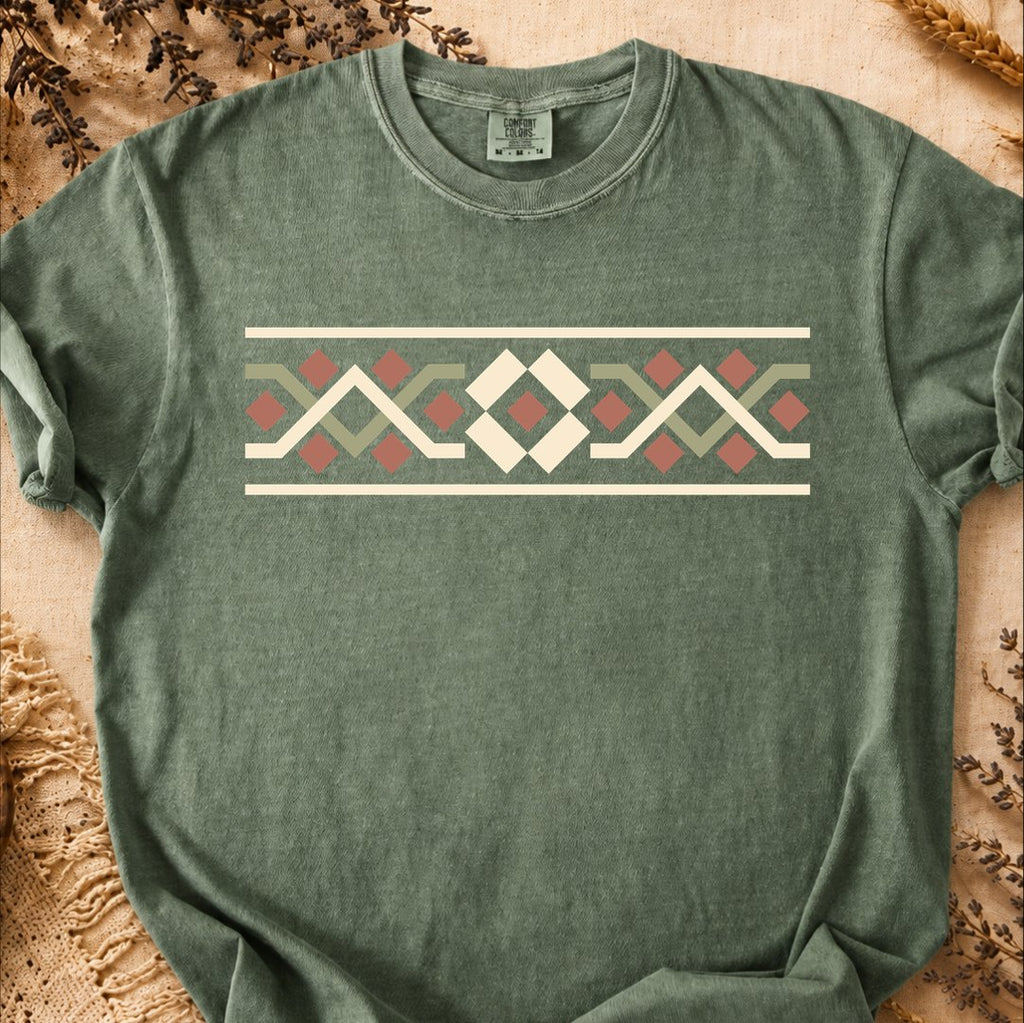 Path of Light Motif, Ancient Symbols T-Shirt, Heavyweight