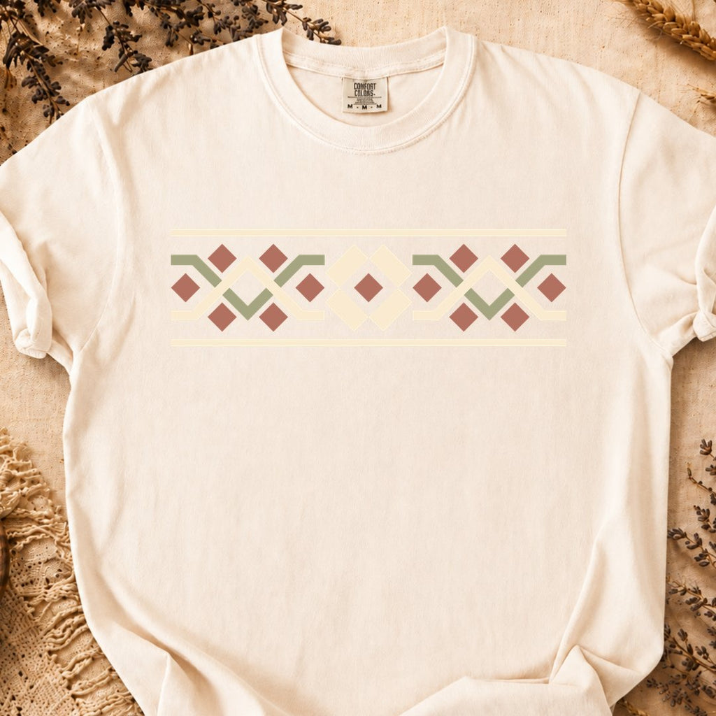 Path of Light Motif, Ancient Symbols T-Shirt, Heavyweight