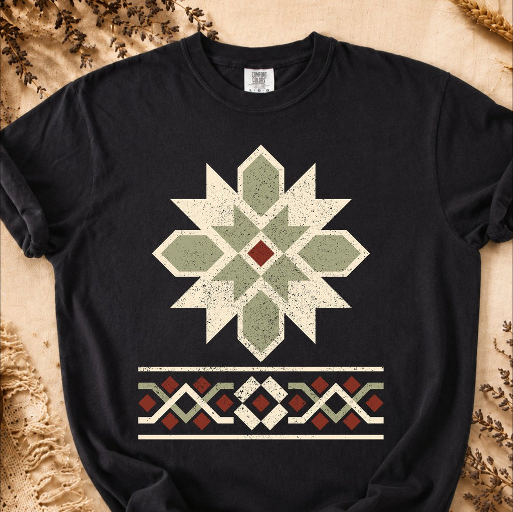 Pattern of Light, Ancient Symbols T-Shirt, Heavyweight