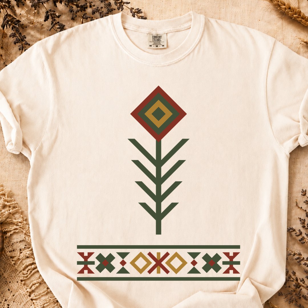 Primitive Roots, Ancient Symbols T-Shirt, Heavyweight