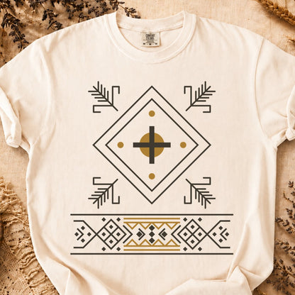 Rooted Balance, Ancient Symbols T-Shirt, Heavyweight