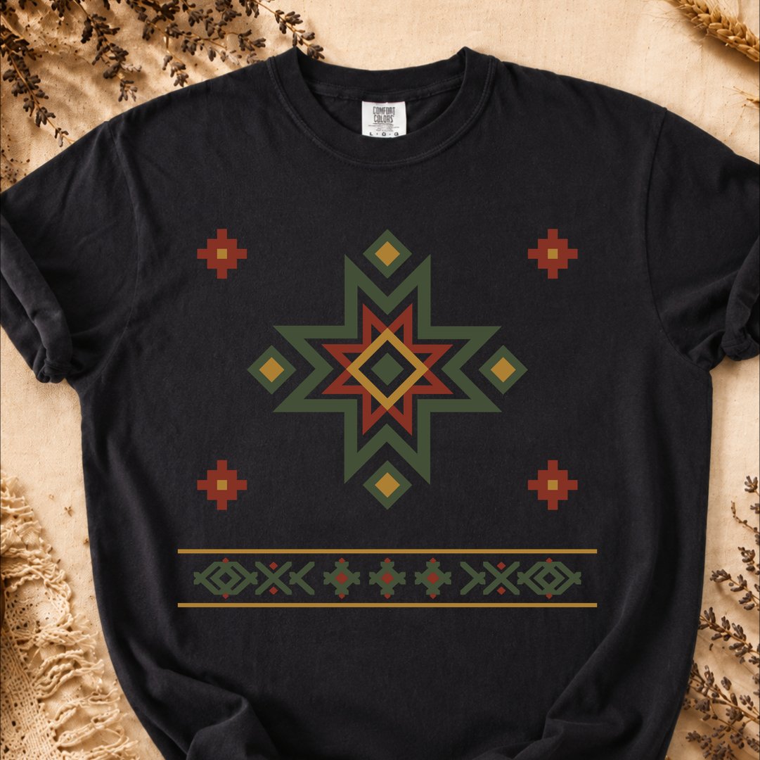 Rosette Crest, Ancient Symbols T-Shirt, Heavyweight