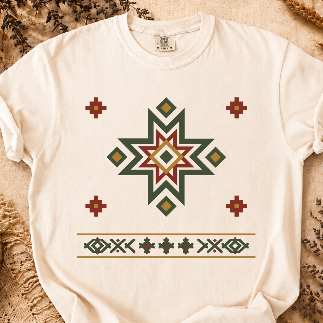 Rosette Crest, Ancient Symbols T-Shirt, Heavyweight