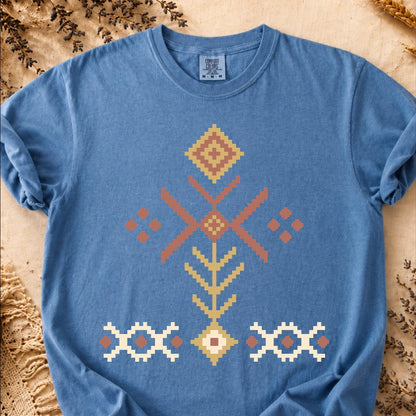 Sacred Roots Geometry, Ancient Symbols T-Shirt, Heavyweight