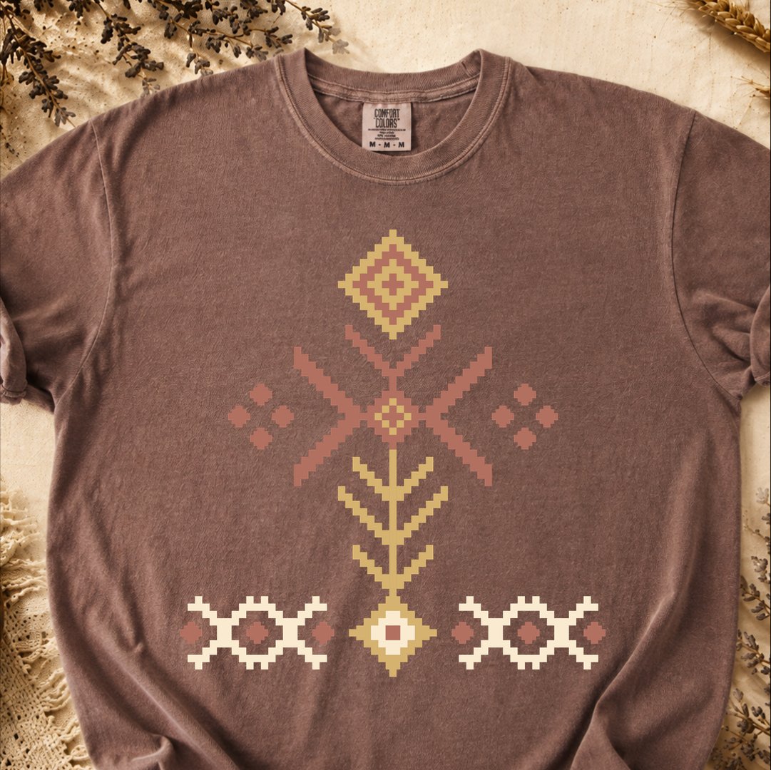 Sacred Roots Geometry, Ancient Symbols T-Shirt, Heavyweight