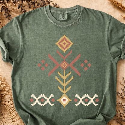 Sacred Roots Geometry, Ancient Symbols T-Shirt, Heavyweight