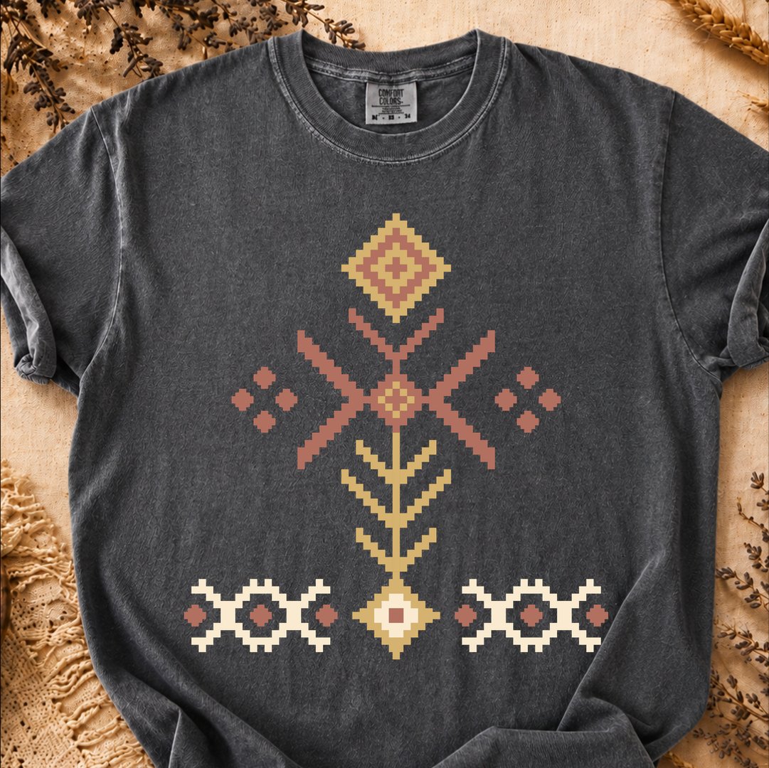 Sacred Roots Geometry, Ancient Symbols T-Shirt, Heavyweight