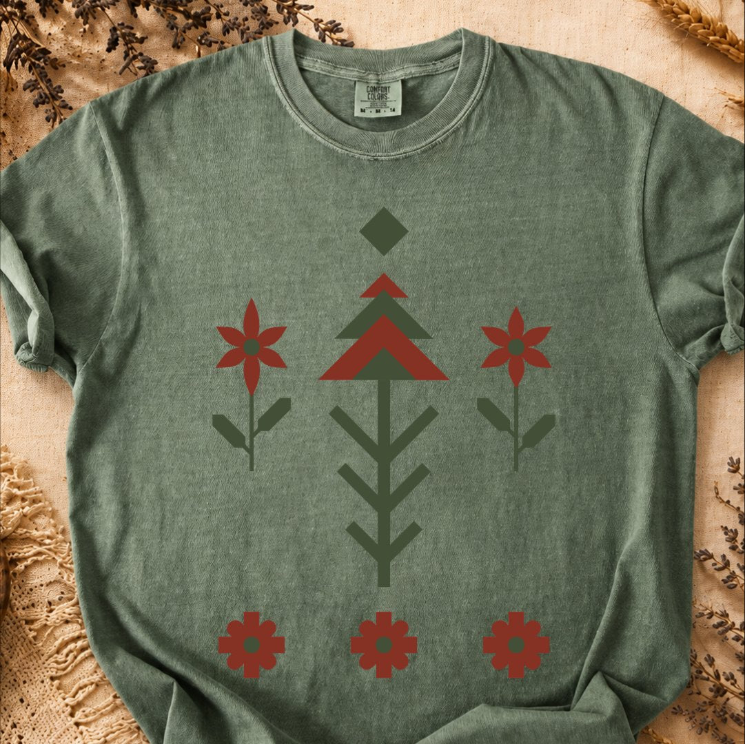 Sacred Roots Geometry, Ancient Symbols T-Shirt, Heavyweight