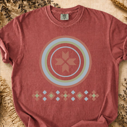 Solstice Circle, Ancient Symbols T-Shirt, Heavyweight