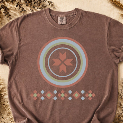 Solstice Circle, Ancient Symbols T-Shirt, Heavyweight