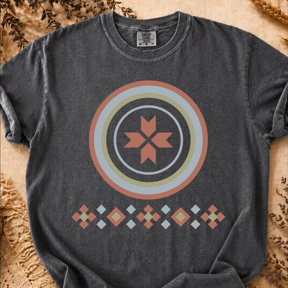 Solstice Circle, Ancient Symbols T-Shirt, Heavyweight