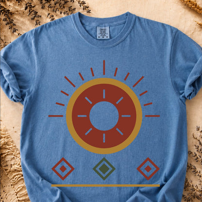 Sun Geometry, Ancient Symbols T-Shirt, Heavyweight