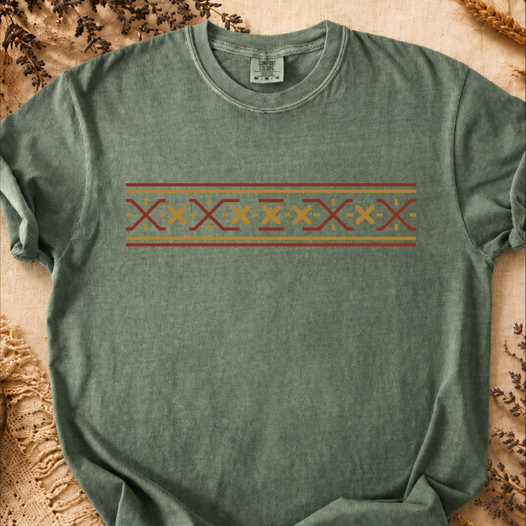 Traditional Geometric Emblem, Ancient Symbols T-Shirt, Heavyweight