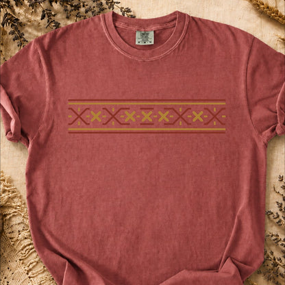 Traditional Geometric Emblem, Ancient Symbols T-Shirt, Heavyweight