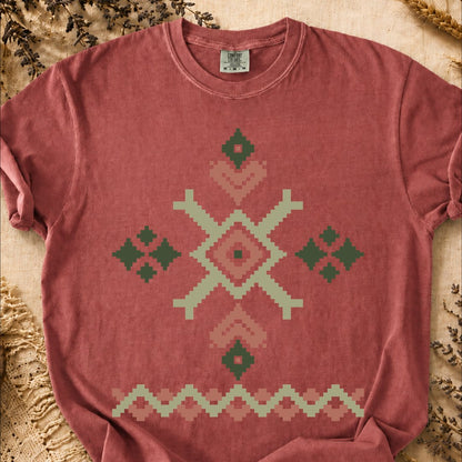 Tradition-Forged Diamond, Ancient Symbols T-Shirt, Heavyweight