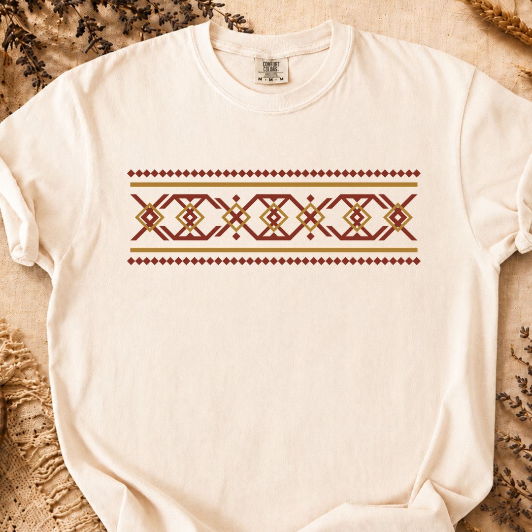 Vintage Geometry Emblem, Ancient Symbols T-Shirt, Heavyweight