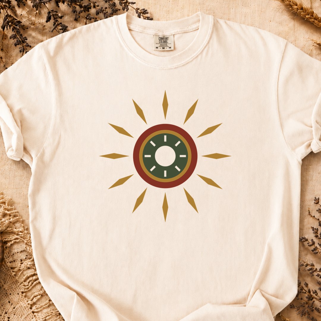 Wheel of Light, Ancient Symbols T-Shirt, Heavyweight